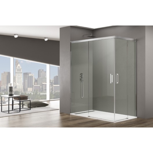 Double porte coulissante Accès d'angle BASIC