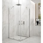 Double porte coulissante Accès d'angle transparent VITRO