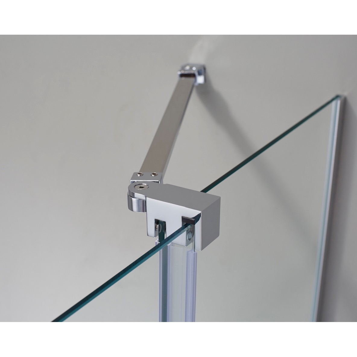 Double porte coulissante Accès d'angle transparent VITRO