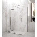 Porte coulissante fermeture sur verre fixe transparent VITRO