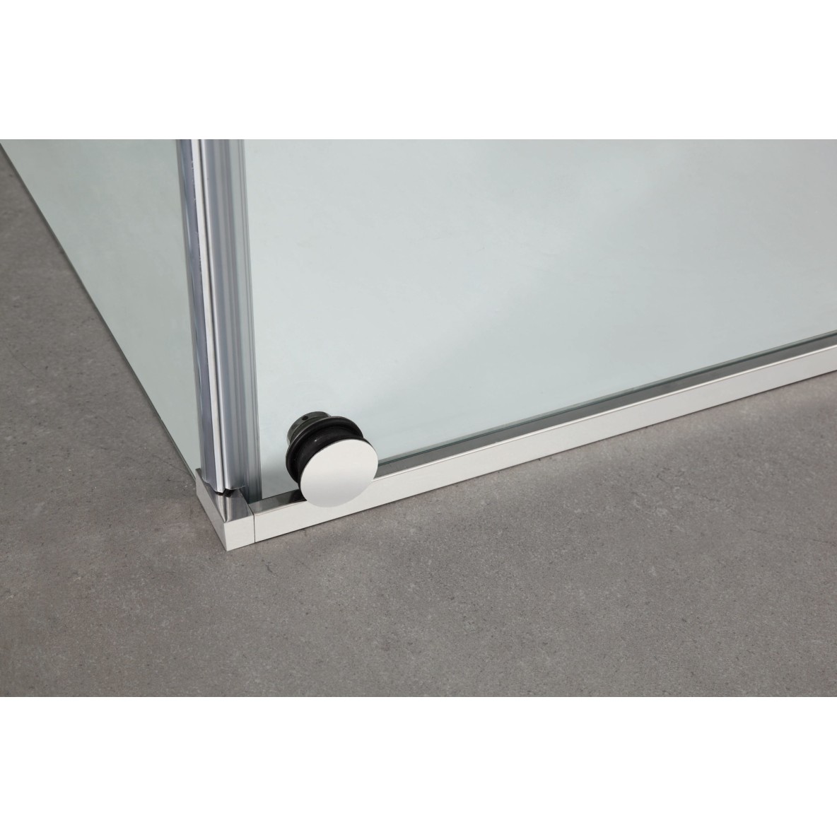 Double porte coulissante Accès d'angle transparent VETRUM