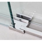 frontale douche MOVING STEEL SPAZIO TRANSPARENT