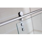 frontale douche MOVING STEEL SPAZIO TRANSPARENT