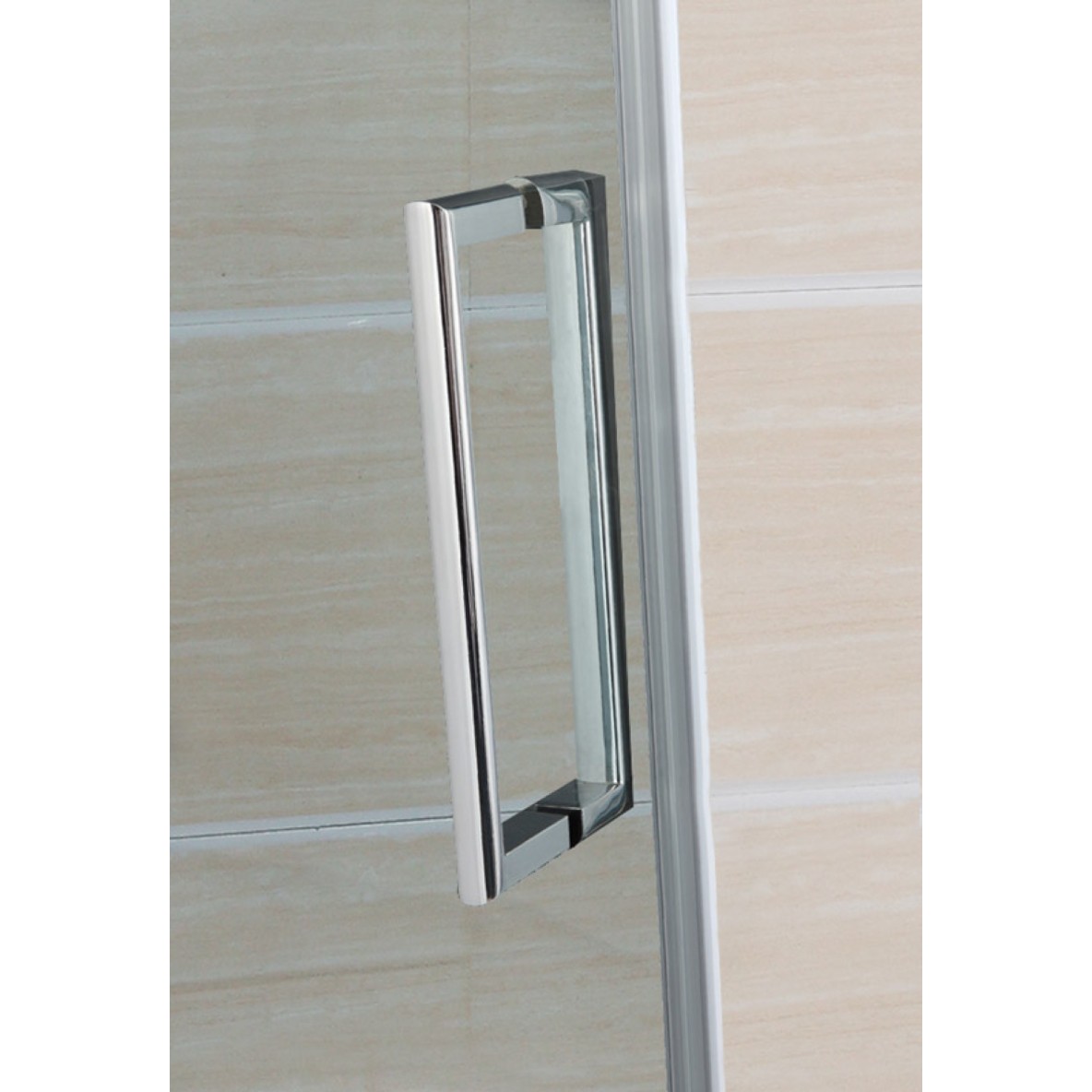 frontale douche MOVING STEEL SPAZIO TRANSPARENT