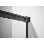 Porte coulissante fermeture sur verre fixe BASIC