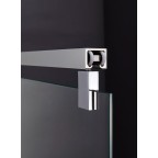 Porte coulissante fermeture sur verre fixe FUTURA