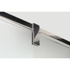 Double parois fixe frontale + Porte pivotante centrale sur 360° GIRO