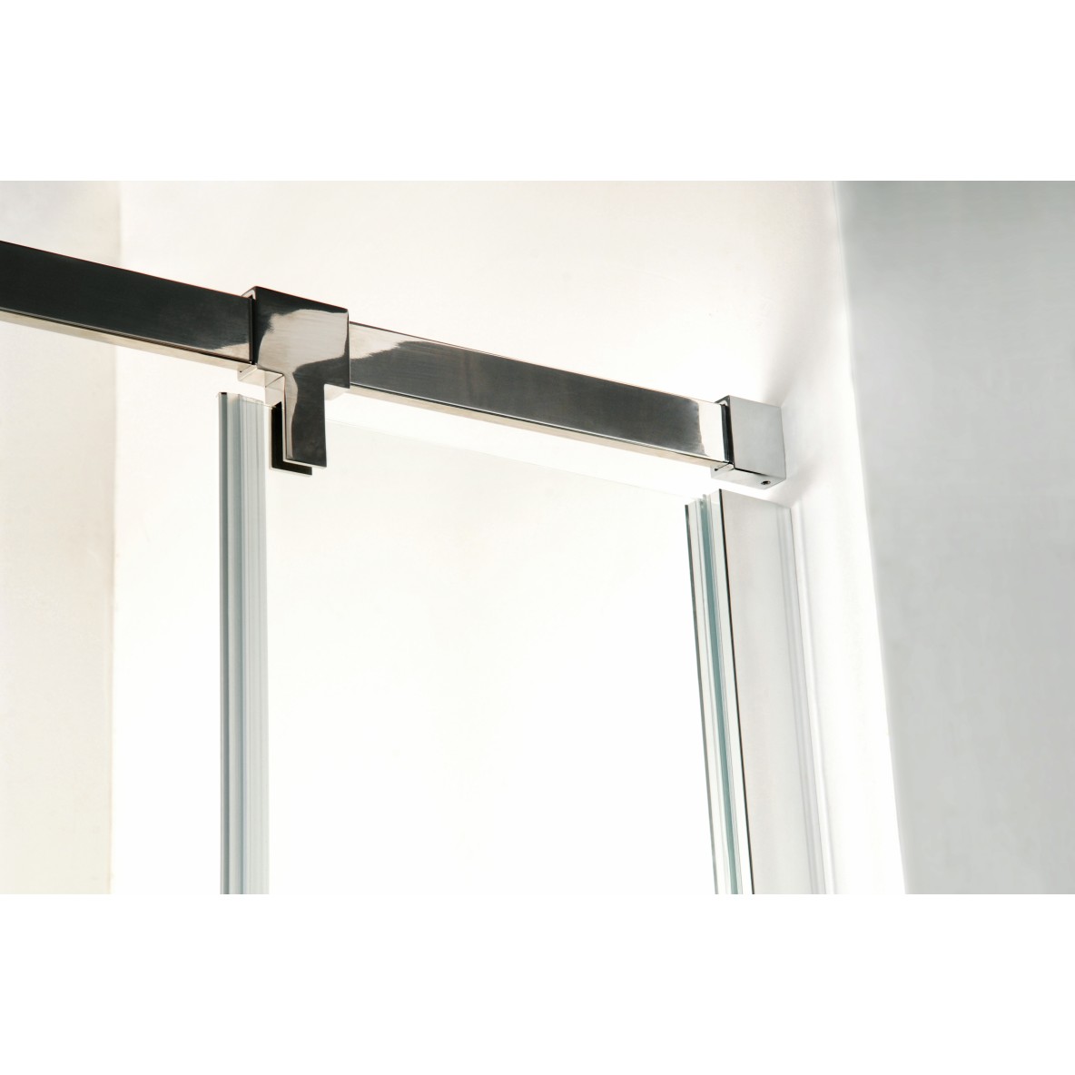 Double parois fixe frontale + Porte pivotante centrale sur 360° GIRO