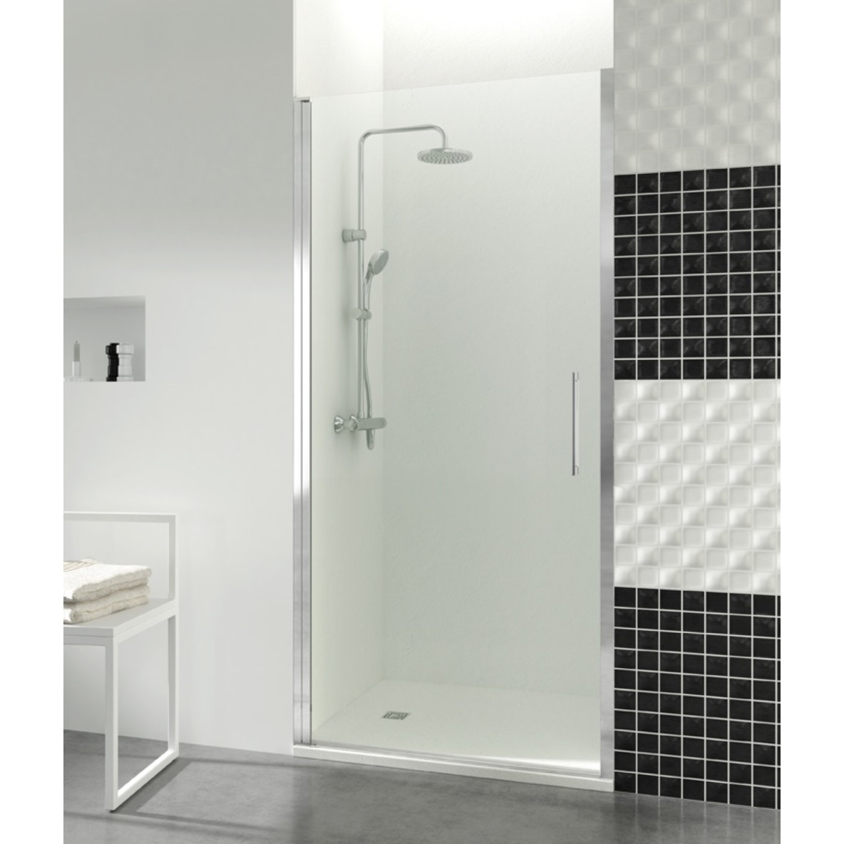 Parois battante fermeture sur profilé aimant mural OPEN COMBI B