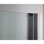 Parois fixe frontale + Parois battante fermeurte sur aimant mural OPEN COMBI C