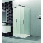 Parois battante fermeture sur parois fixe OPEN COMBI A + lat fixe