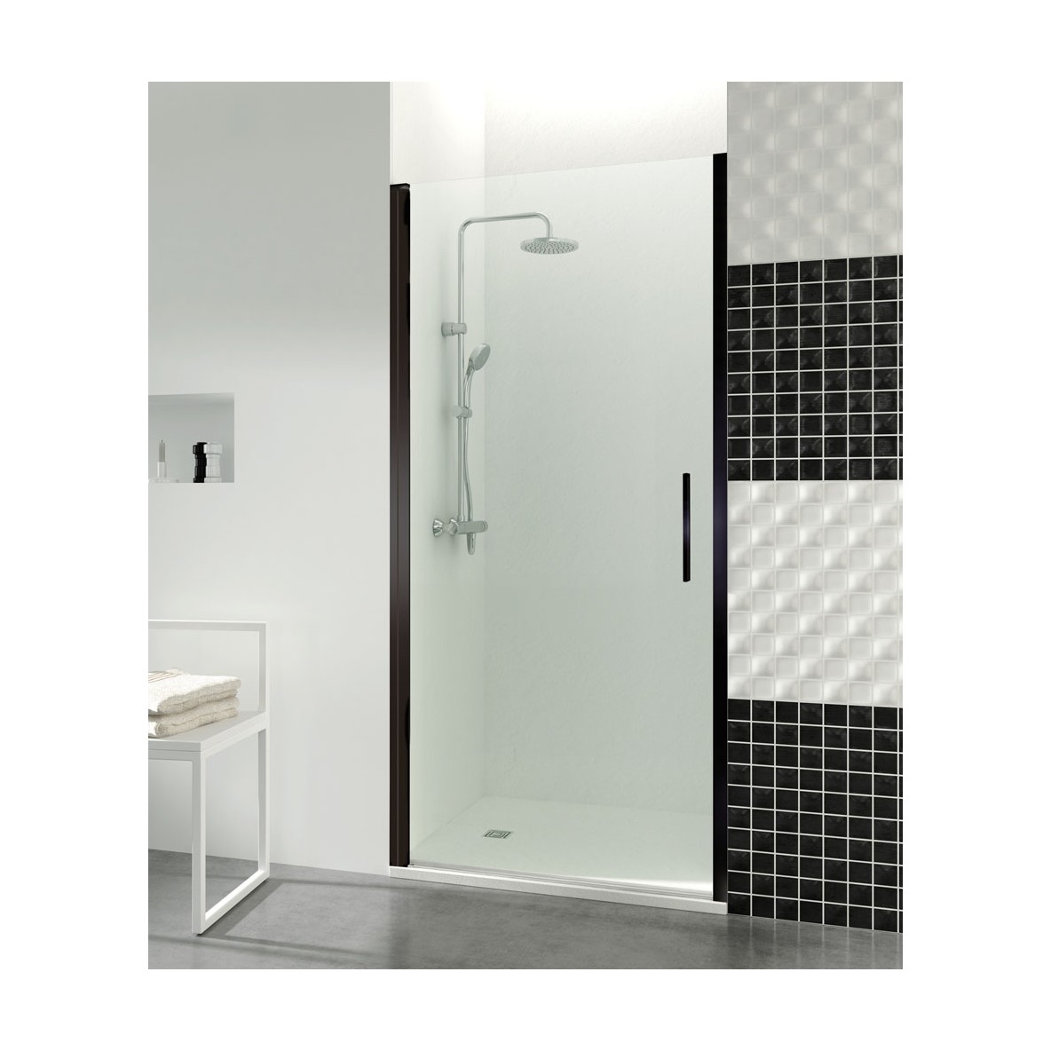 Parois battante fermeture sur profilé aimant mural OPEN COMBI B