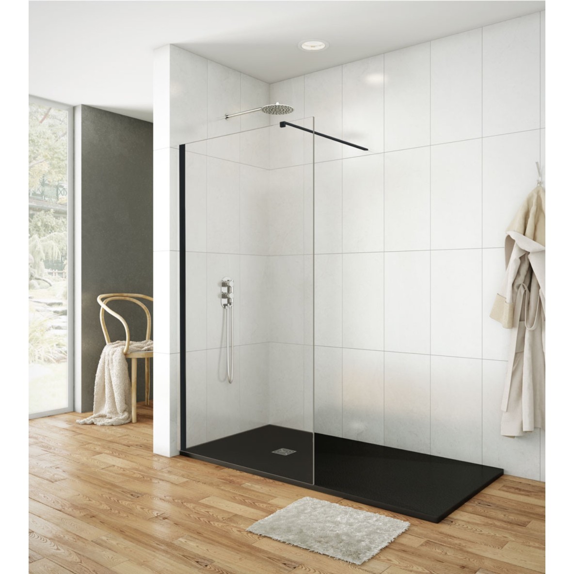 Parois fixe + bras ajustable 60-120 cm SCREEN