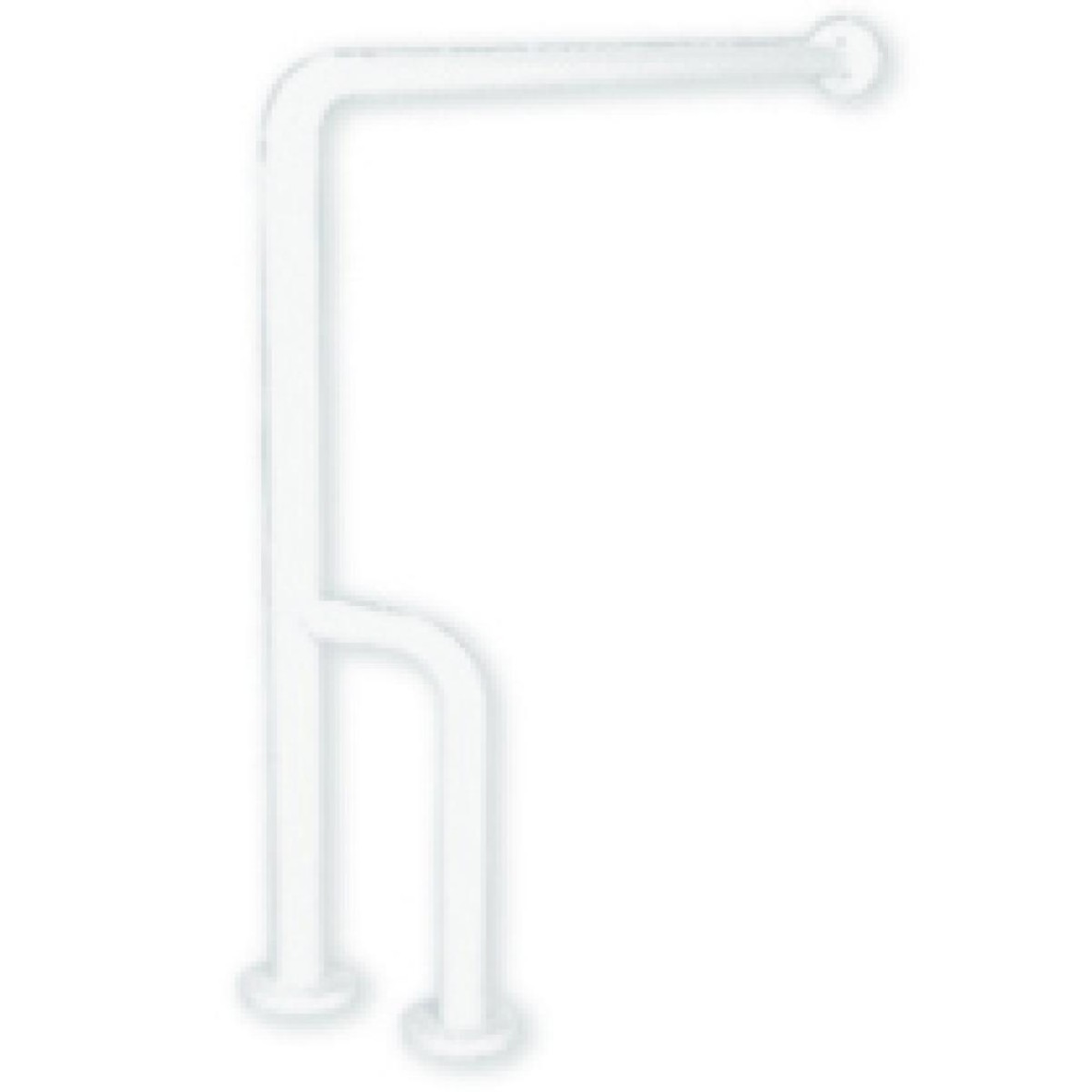 Barre d'appui à fixation au sol et au mur