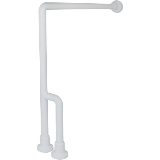 Barre d'appui à fixation au sol et au mur