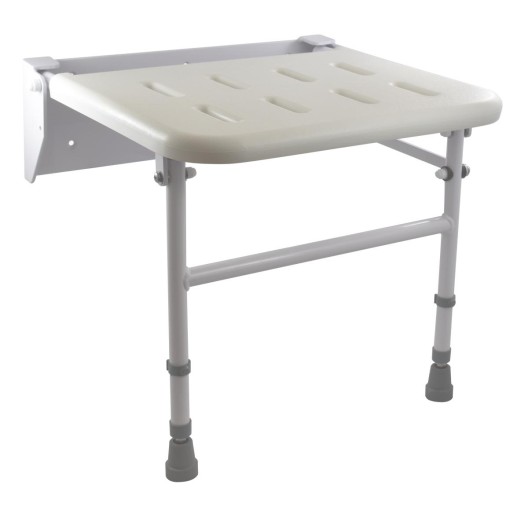 Siège de douche rabattable avec pieds