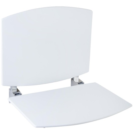 Siège de douche rabattable avec dossier