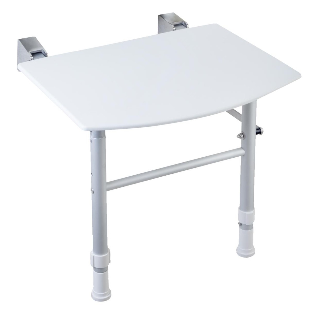 Siège de douche rabattable avec pieds