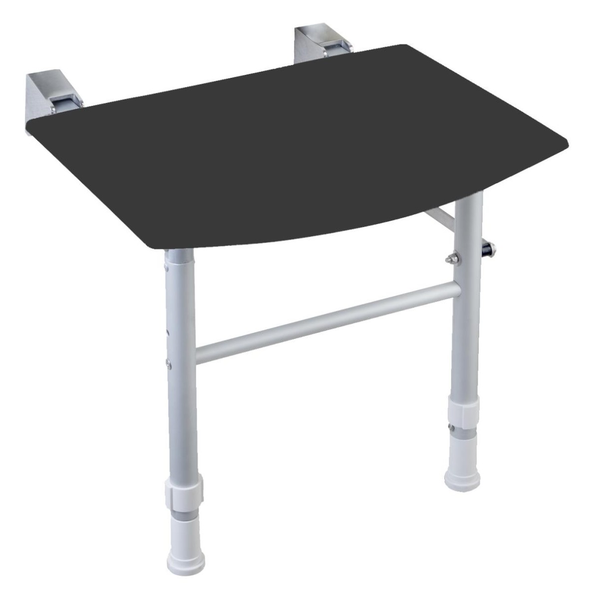 Siège de douche rabattable avec pieds