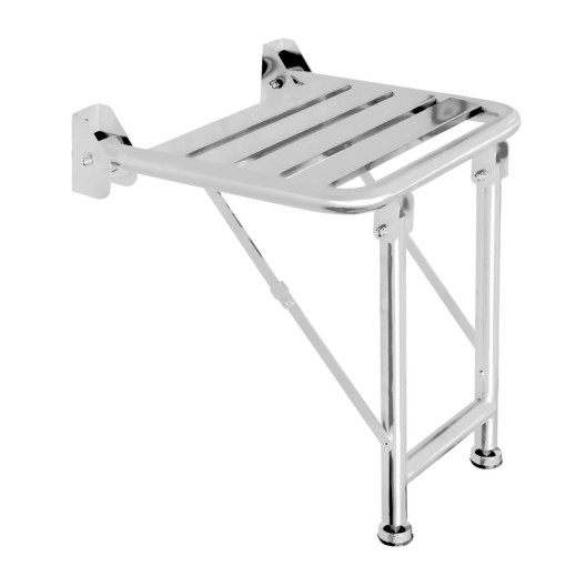 Siège de douche rabattable avec pieds