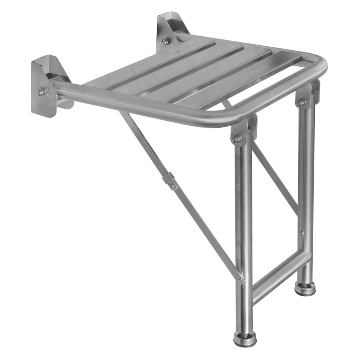 Siège de douche rabattable avec pieds