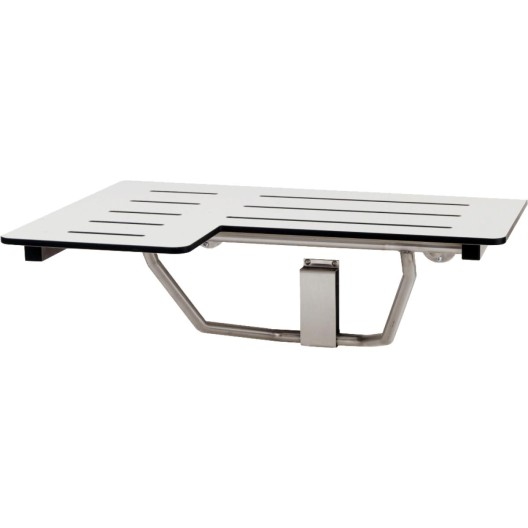 Siège de douche rabattable avec support mural