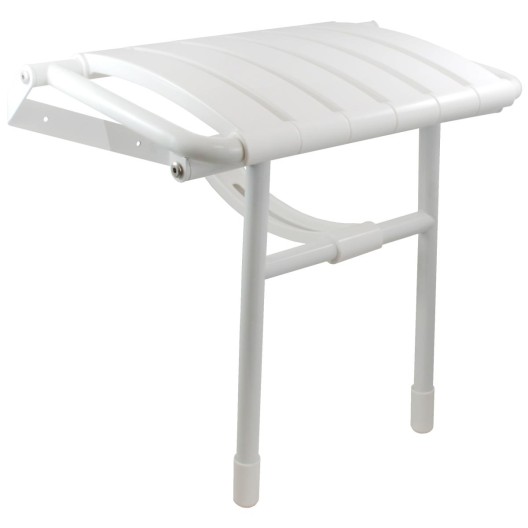 Siège de douche rabattable avec pieds