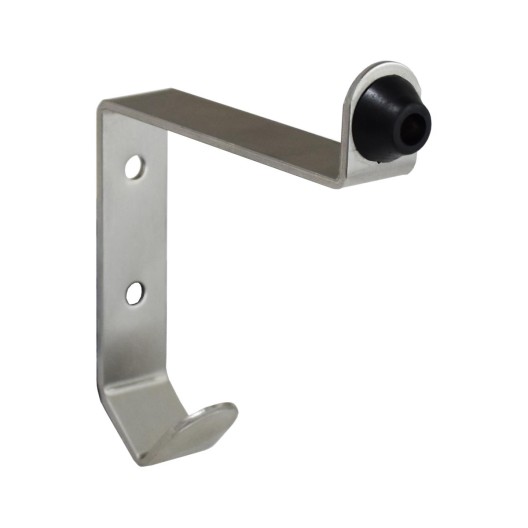 Patère avec butée en caoutchouc classic