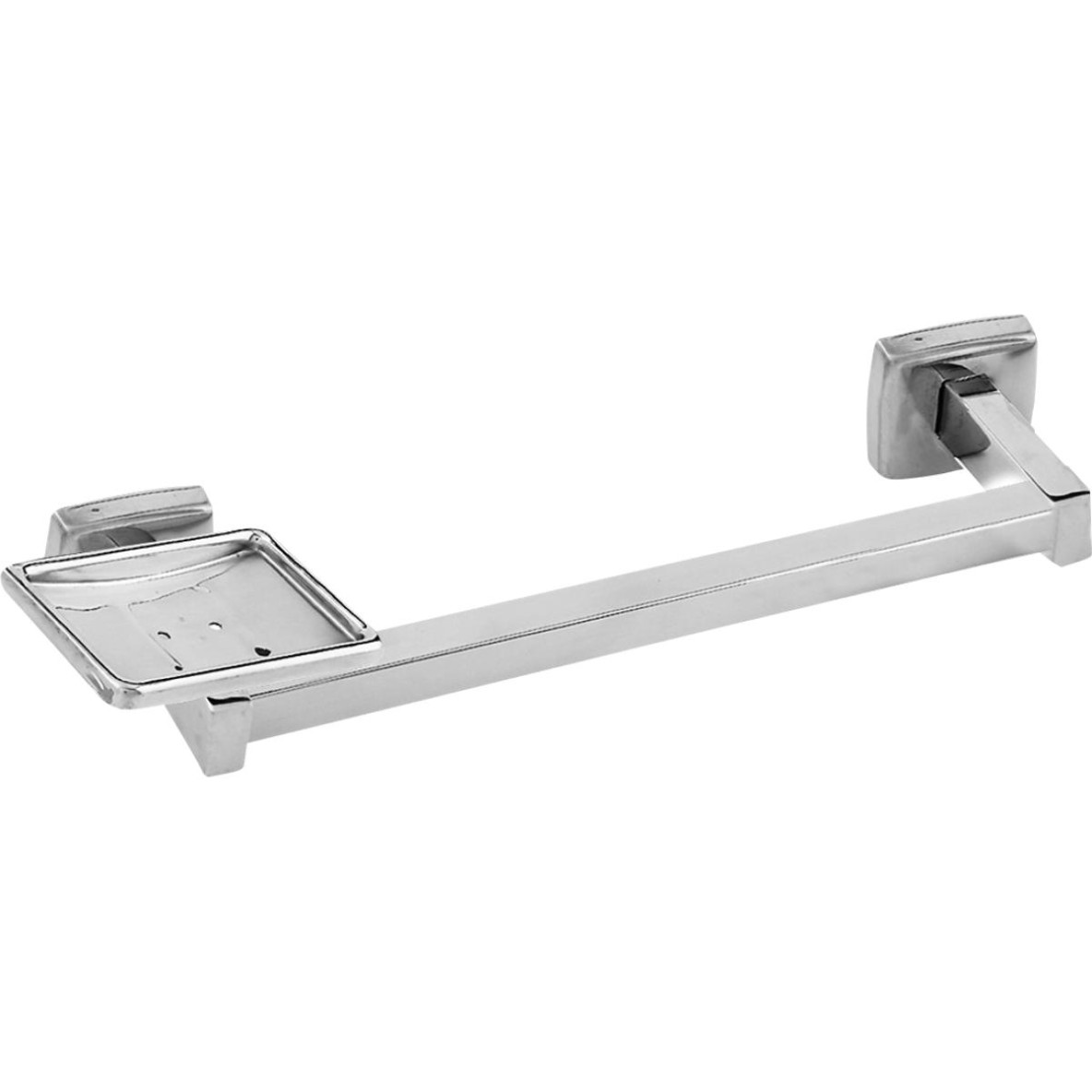 Porte-serviette avec porte-savon intégré