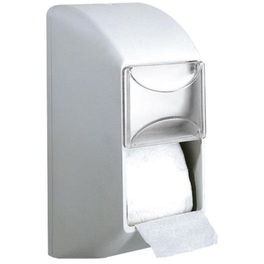 Double porte-rouleau de papier toillette vertical
