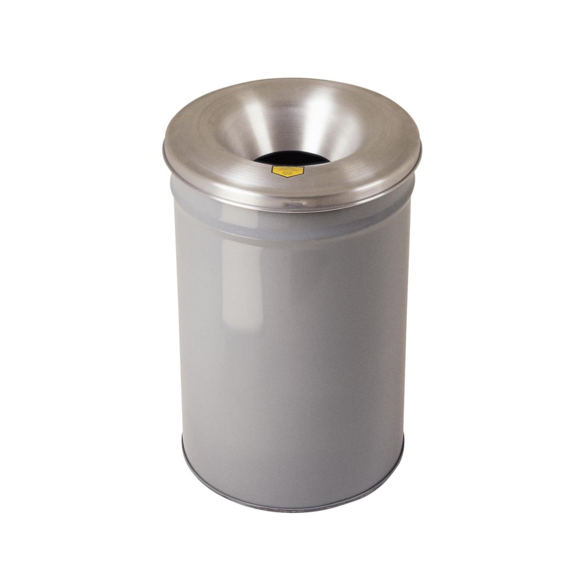 Poubelle ininflammable