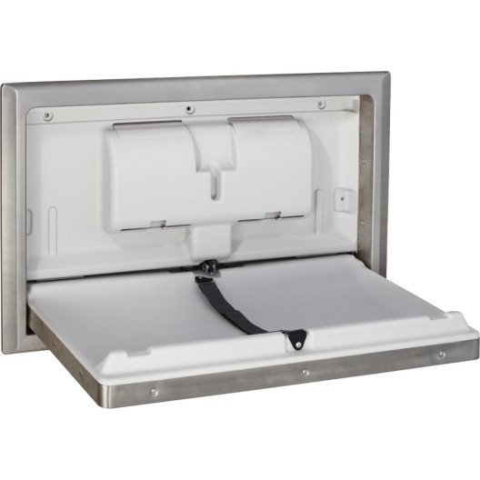 Table à langer encastrée