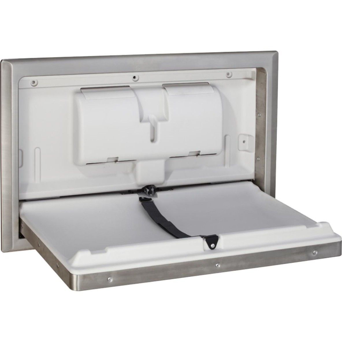 Table à langer encastrée