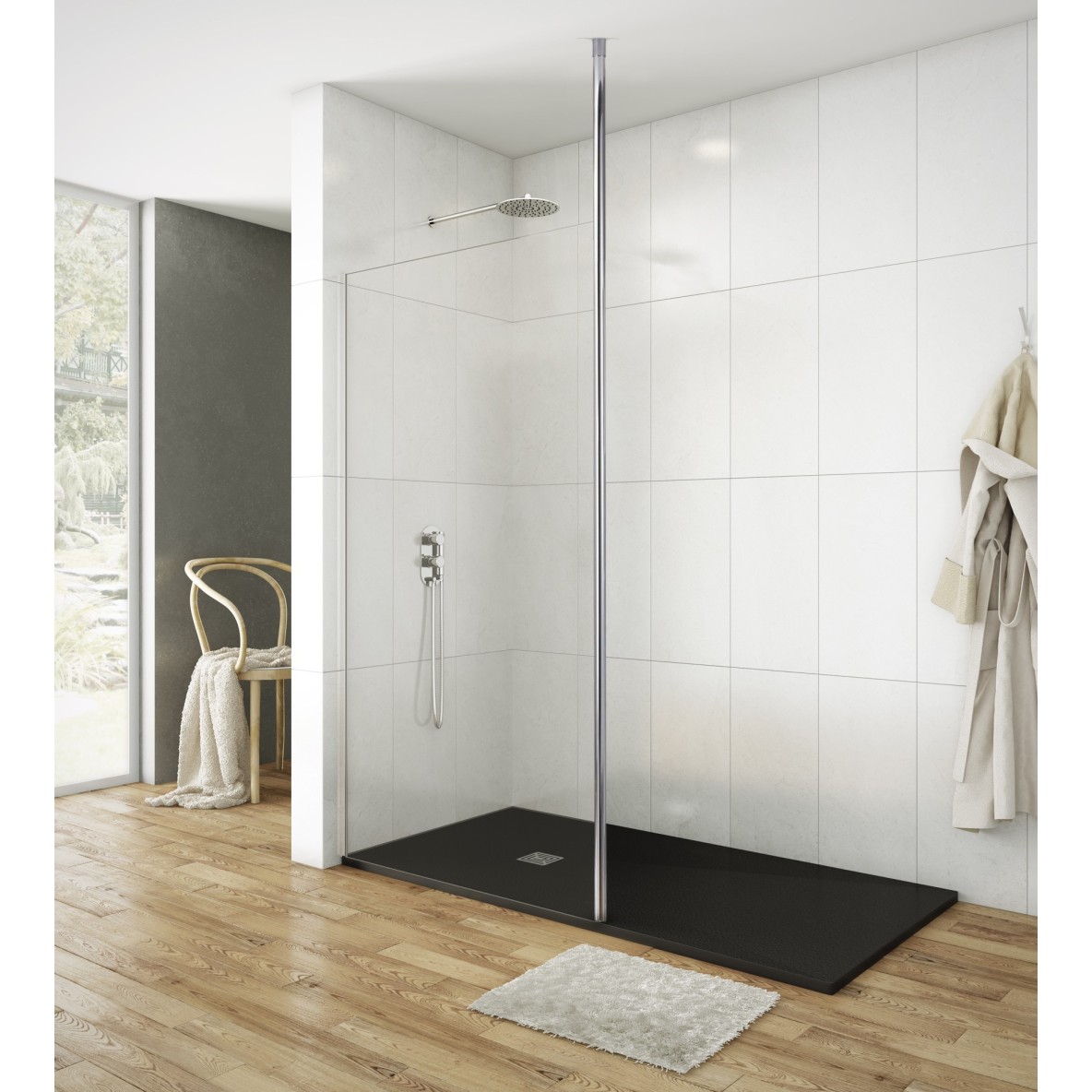 Mat de renfort sol-plafond chrome