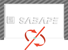 Porte pivotante sur 360°