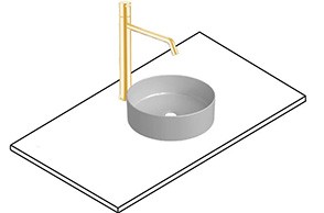 XXL / Bec long / Conseillé pour vasque à poser